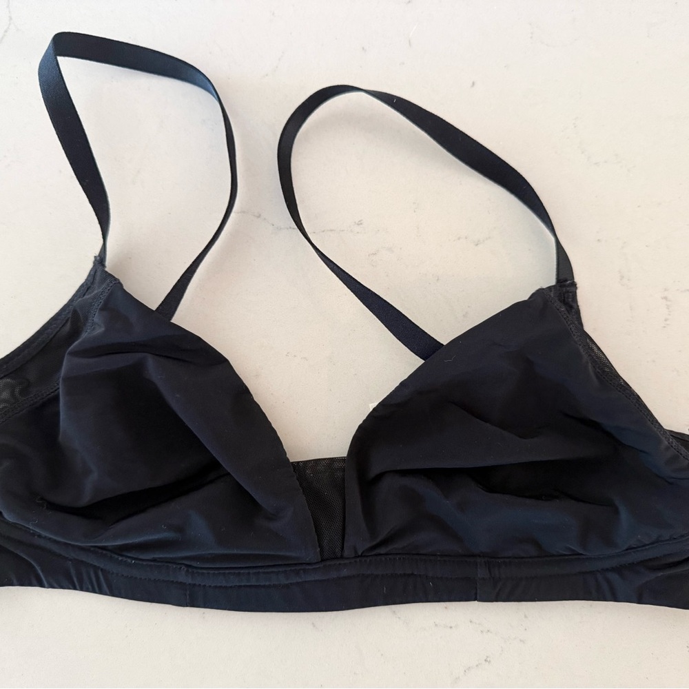 Madewell MWL Flex strappy bralette black medium
